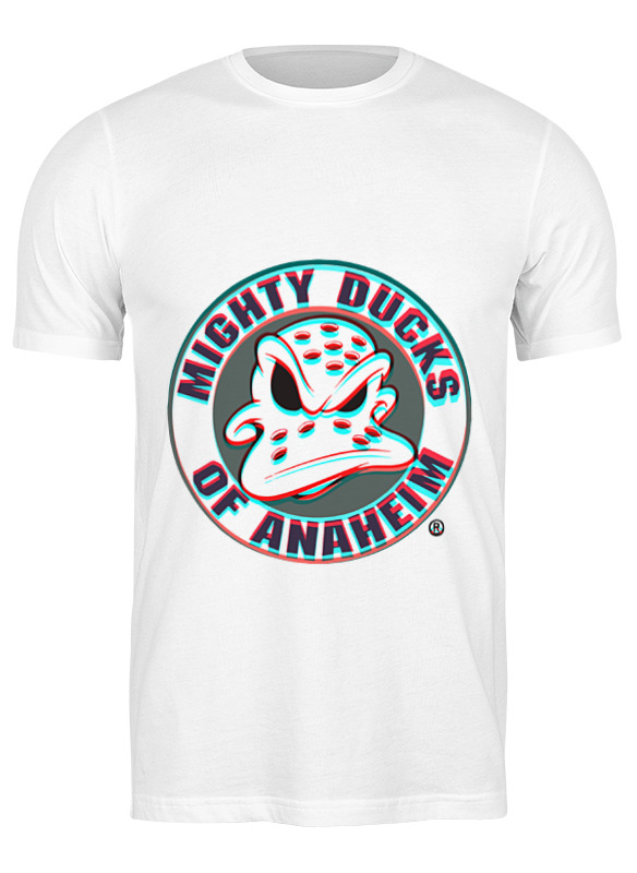 

Футболка мужская Printio Anaheim ducks белая L, Белый, Anaheim ducks
