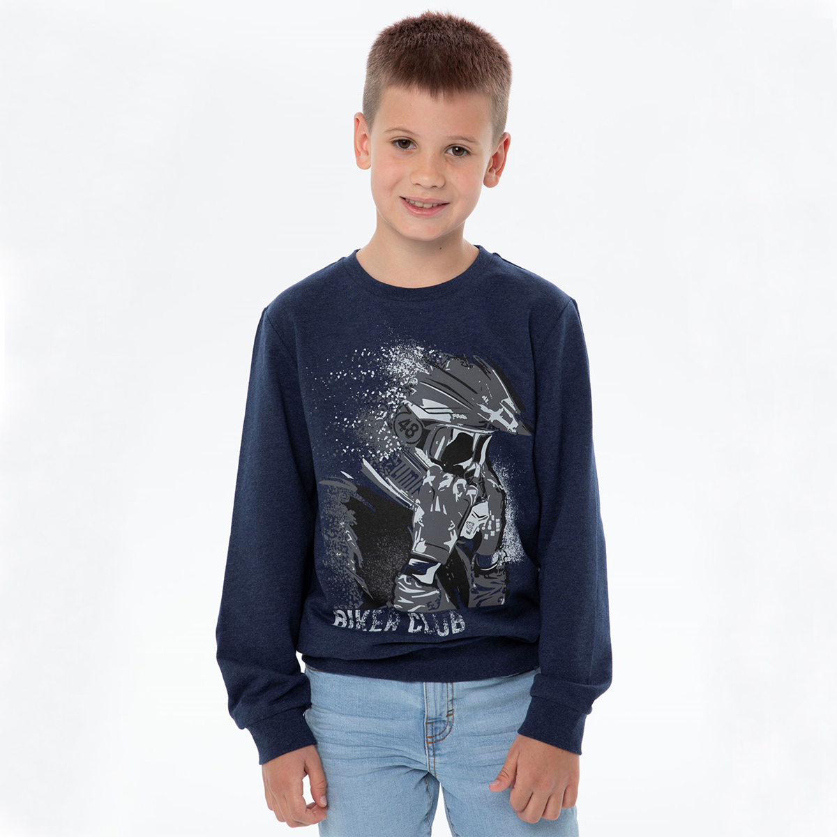 

Джемпер детский Kapika DJBCJ03-5M синий р.140, DJBCJ03-5M