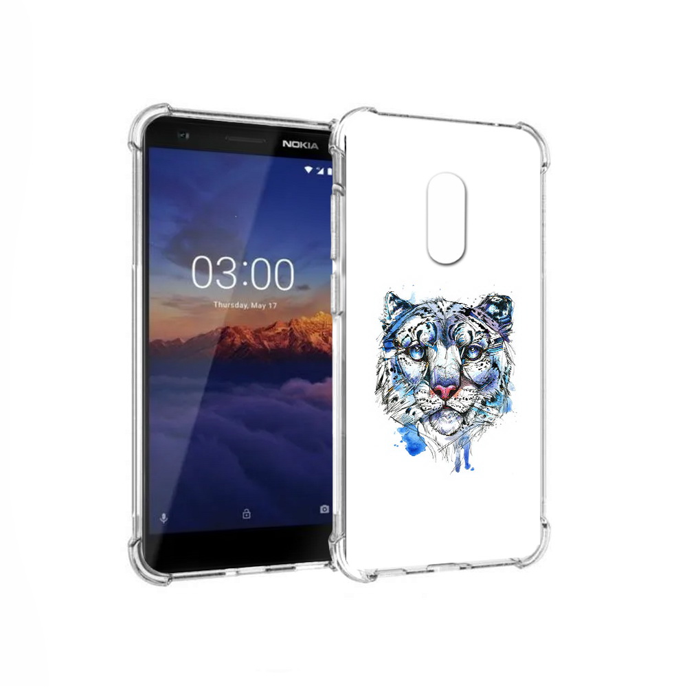 Чехол MyPads Tocco для Nokia 3.1 водяной тигр (PT114125.119.263)
