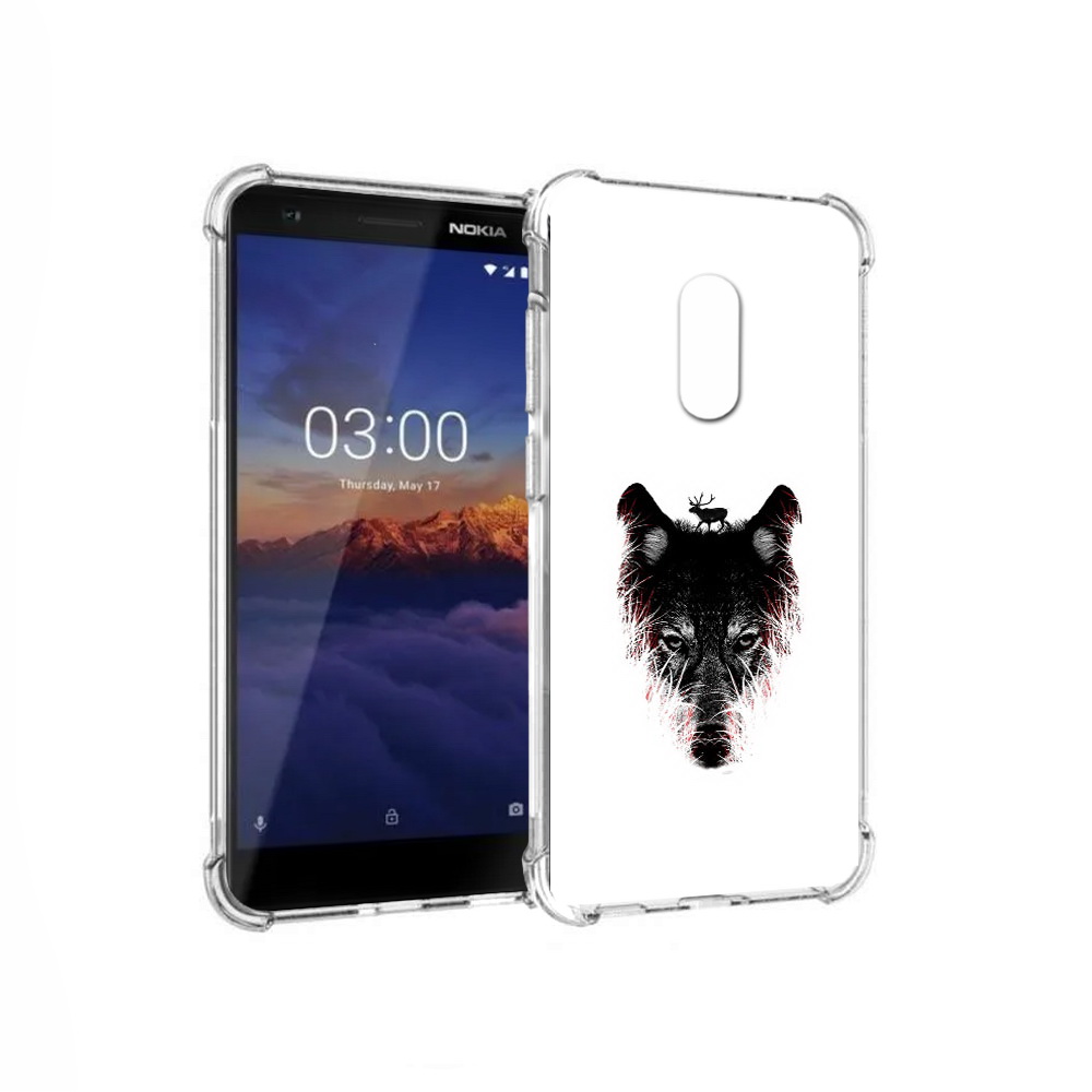 

Чехол MyPads Tocco для Nokia 3.1 волк в траве (PT114125.119.267), Прозрачный, Tocco