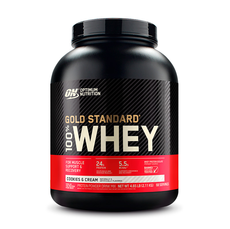 фото Optimum nutrition 100% whey gold standard, 2270 г, вкус: печенье-крем