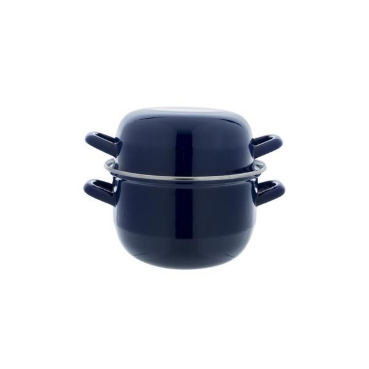 Кастрюля для мидий Cosy & Trendy Mussel Pots 2,8 л., голубая, нержавеющая сталь