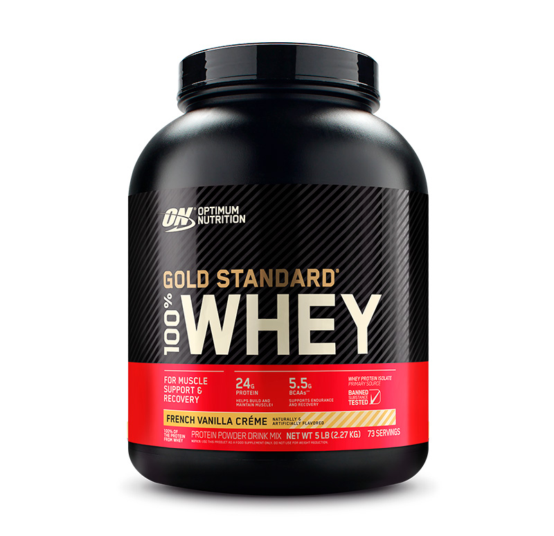 Optimum Nutrition 100% Whey Gold Standard, 2270 г, вкус: френч ванила крем