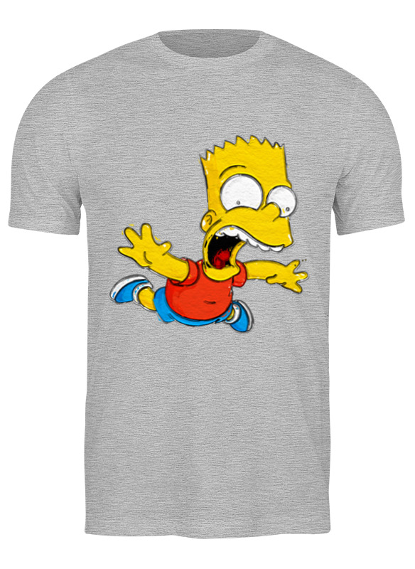 

Футболка мужская Printio The simpsons серая L, The simpsons