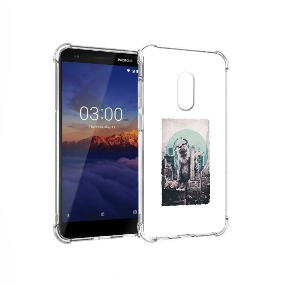 

Чехол MyPads Tocco для Nokia 3.1 выдра в городе (PT114125.119.283), Прозрачный, Tocco