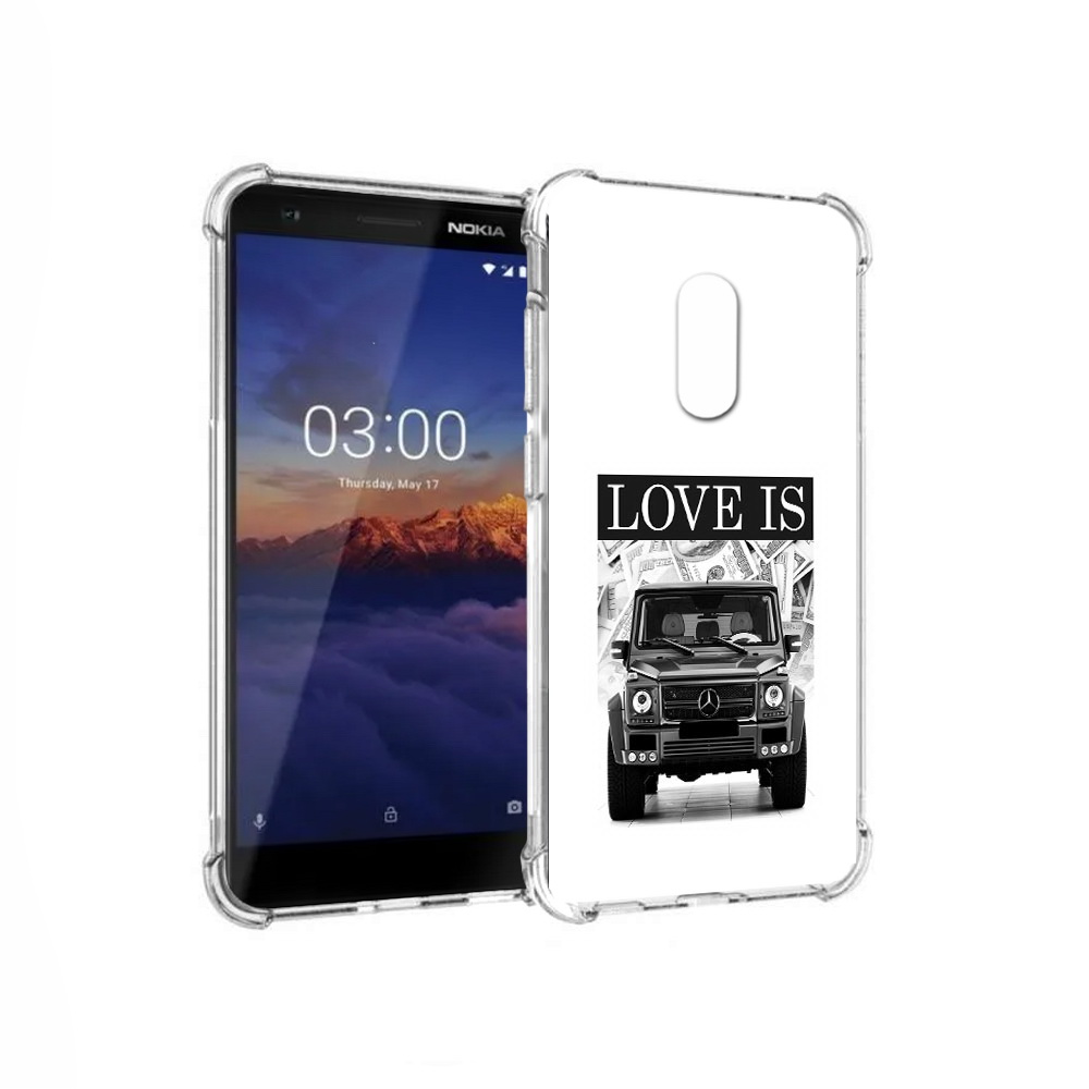 

Чехол MyPads Tocco для Nokia 3.1 гелик (PT114125.119.285), Прозрачный, Tocco