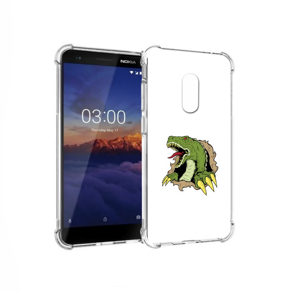 

Чехол MyPads Tocco для Nokia 3.1 годзила (PT114125.119.290), Прозрачный, Tocco