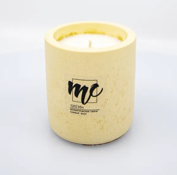 фото Ароматическая свеча maxchoice scented candle aroma vanilla pie