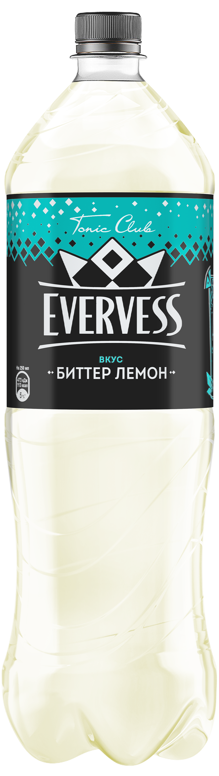 Напиток Evervess газированный, биттер лемон, 1,5 л