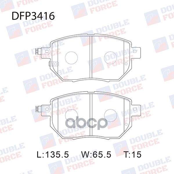

Колодки Тормозные Дисковые Double Force 41060-Ca090 / 41060-Ca092 / 41060-Ca093 / 41060-Cg