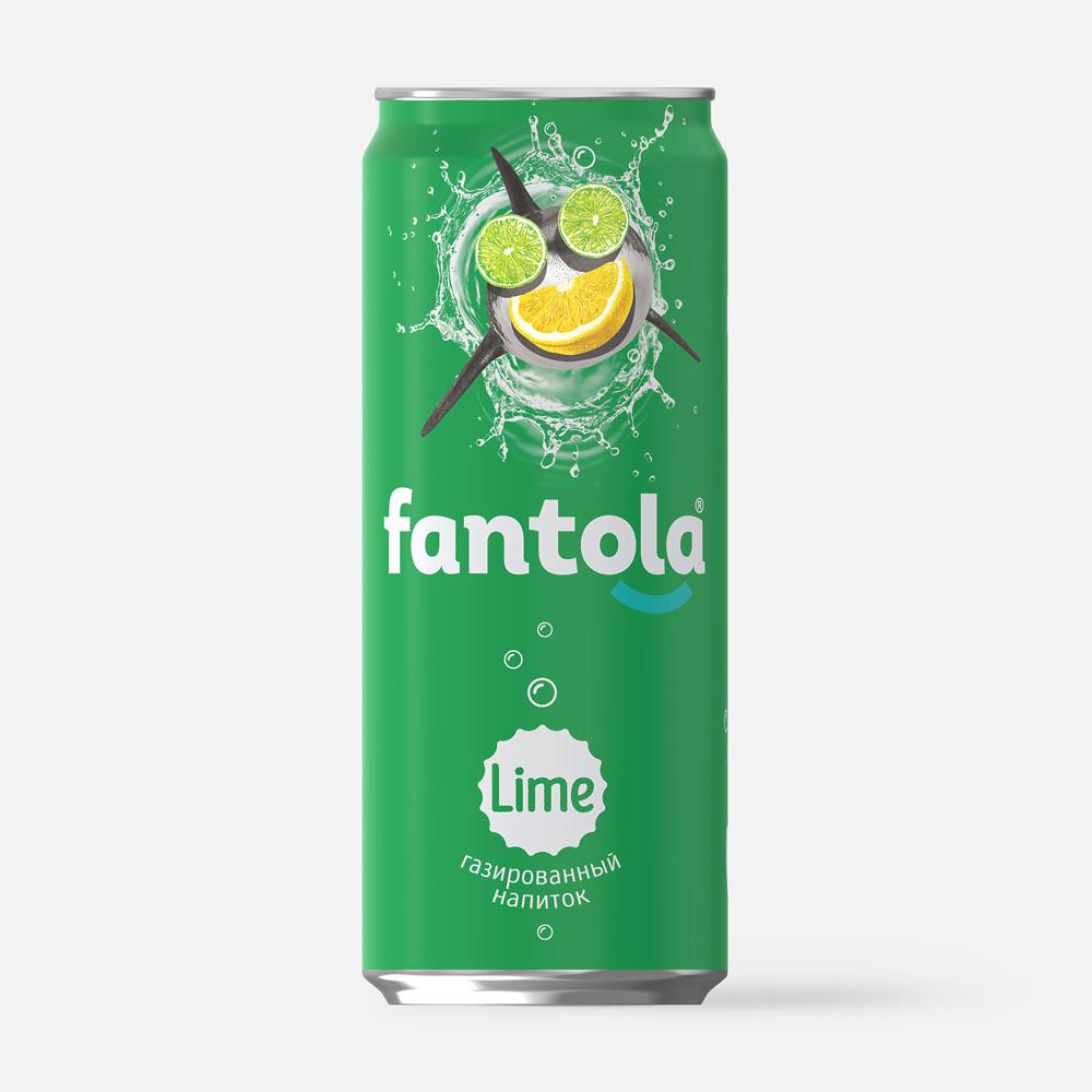 Напиток Fantola Lime безалкогольный, газированный, в банке, 330 мл