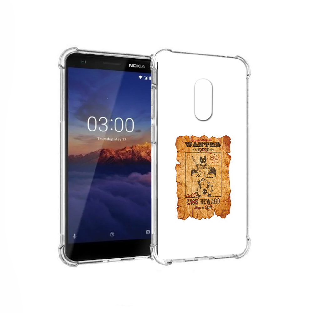 

Чехол MyPads Tocco для Nokia 3.1 дедпул (PT114125.119.317), Прозрачный, Tocco