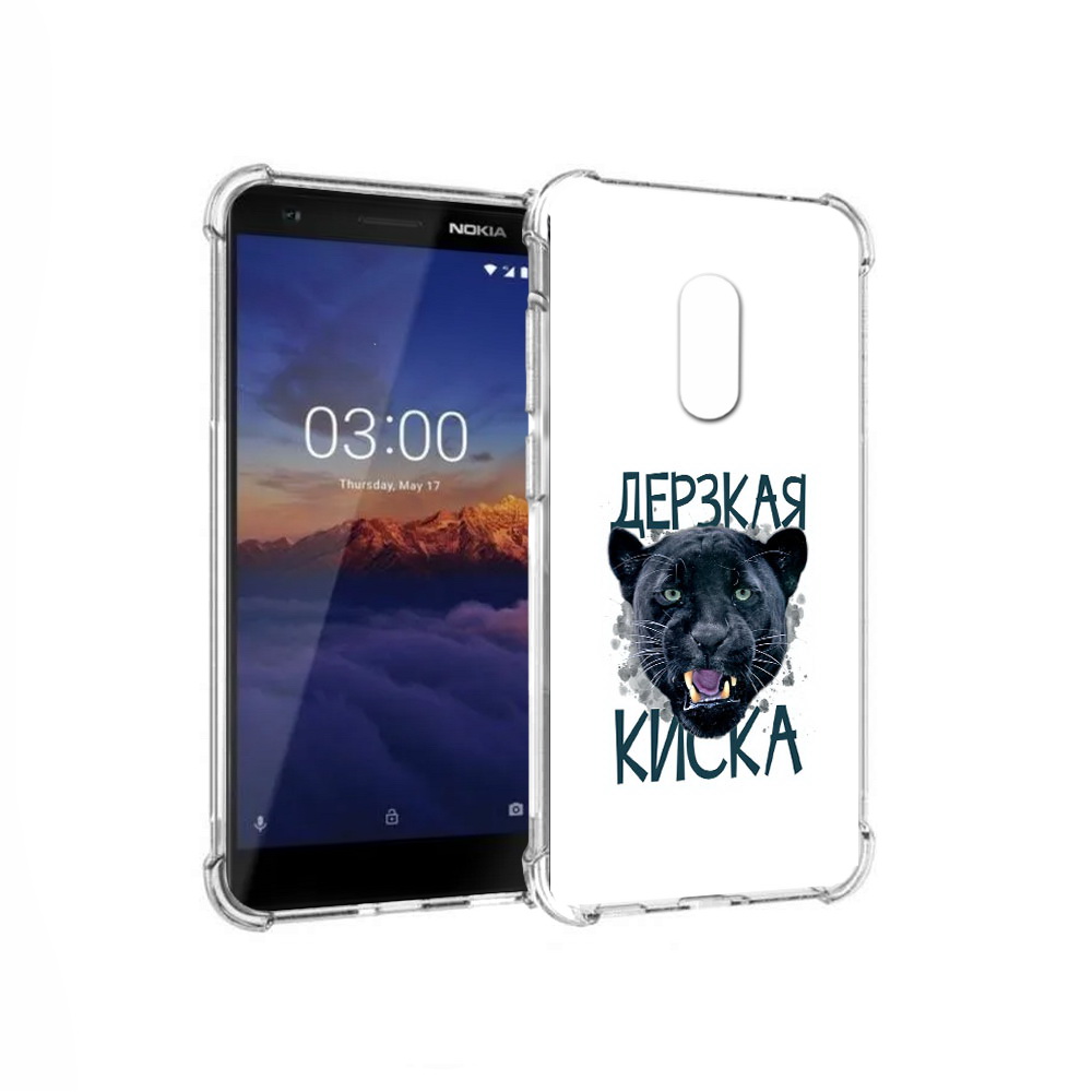 

Чехол MyPads Tocco для Nokia 3.1 дерзкая киска (PT114125.119.319), Прозрачный, Tocco