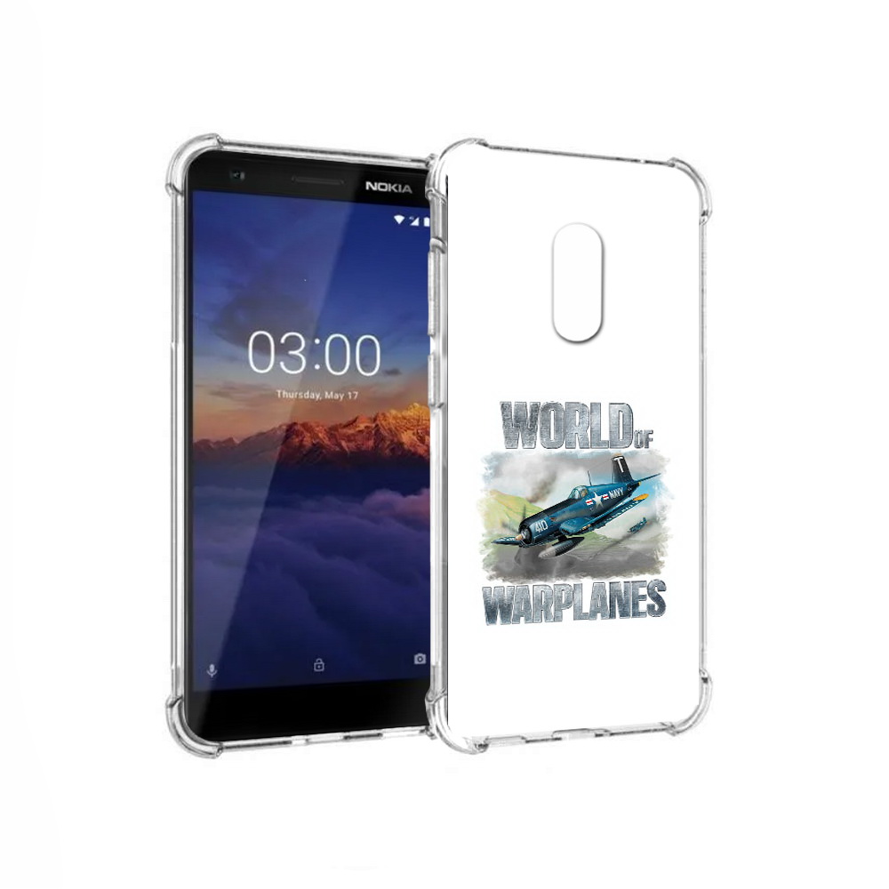

Чехол MyPads Tocco для Nokia 3.1 Боевой самолет (PT114125.119.32), Прозрачный, Tocco