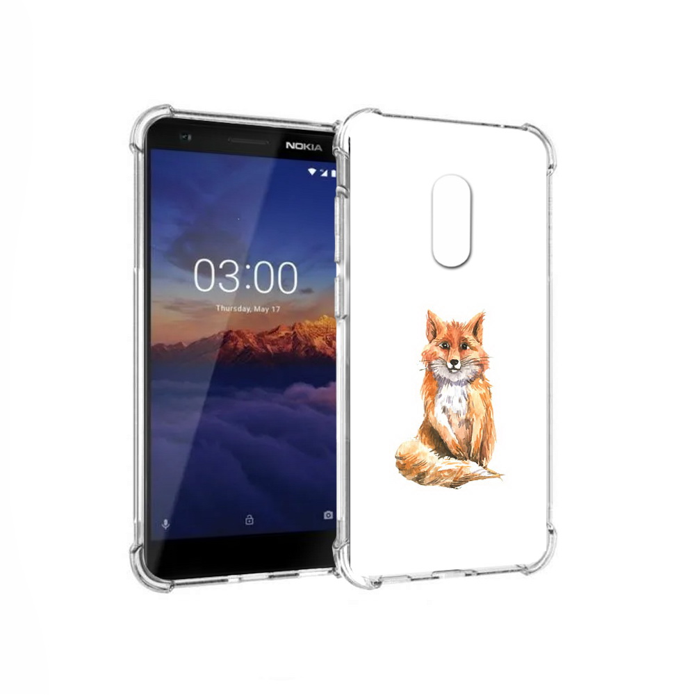 

Чехол MyPads Tocco для Nokia 3.1 детская лиса (PT114125.119.320), Прозрачный, Tocco