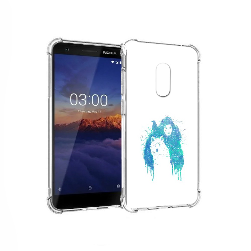 

Чехол MyPads Tocco для Nokia 3.1 джон сноу (PT114125.119.323), Прозрачный, Tocco