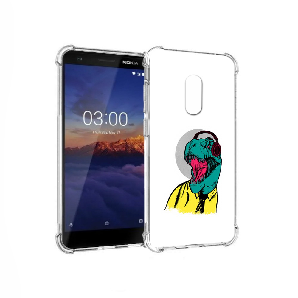 

Чехол MyPads Tocco для Nokia 3.1 дино (PT114125.119.326), Прозрачный, Tocco