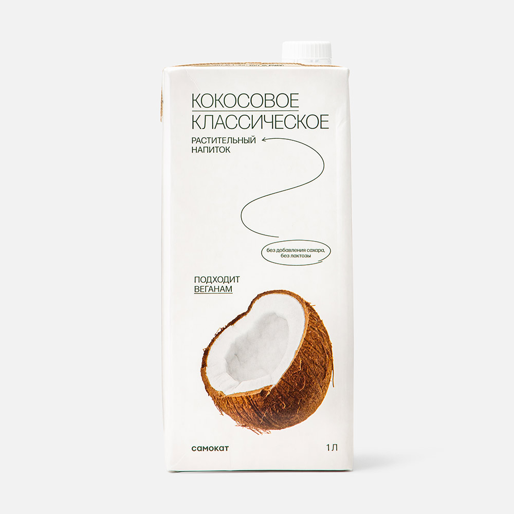 Напиток растительный Самокат кокосовый, 1 л