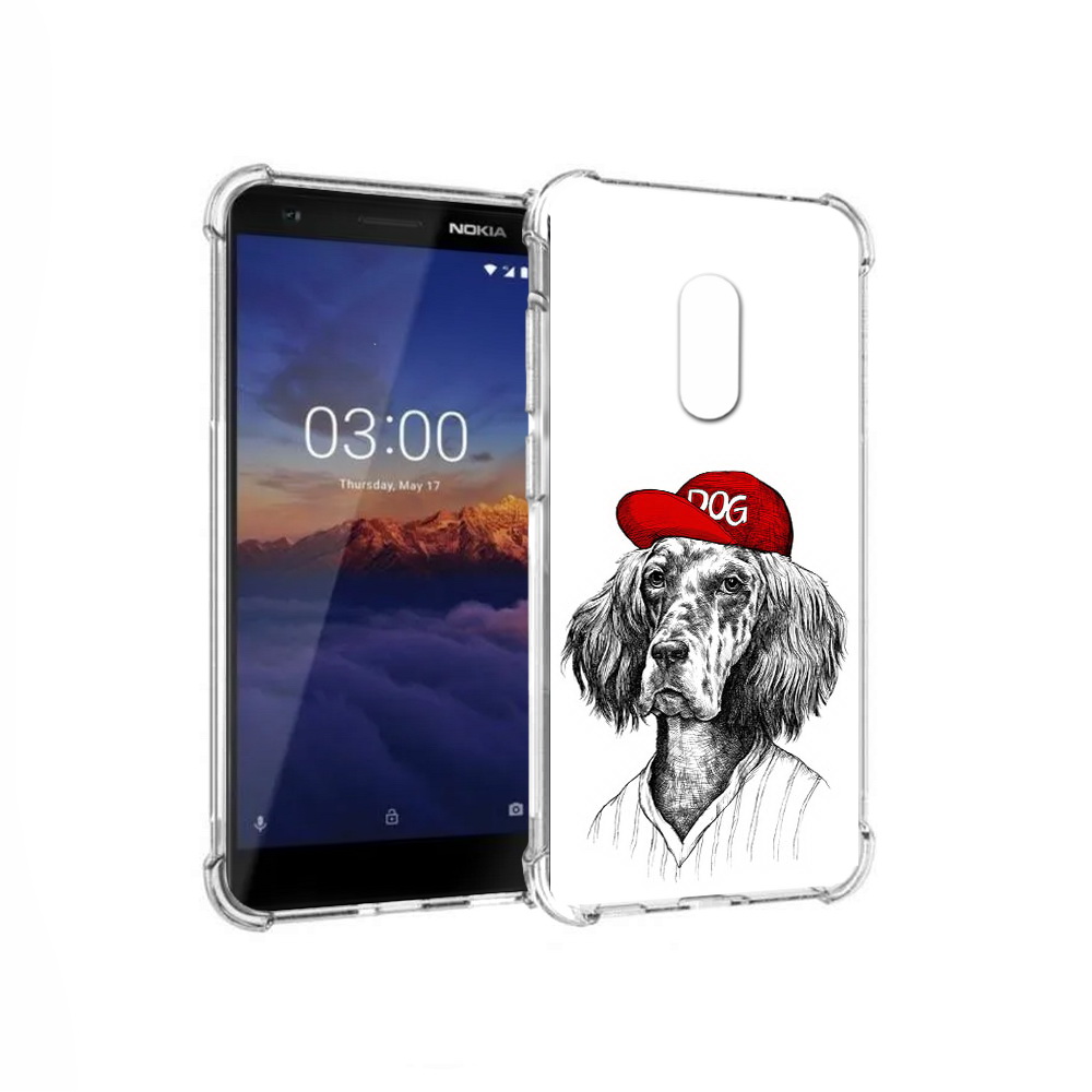 

Чехол MyPads Tocco для Nokia 3.1 дог (PT114125.119.333), Прозрачный, Tocco