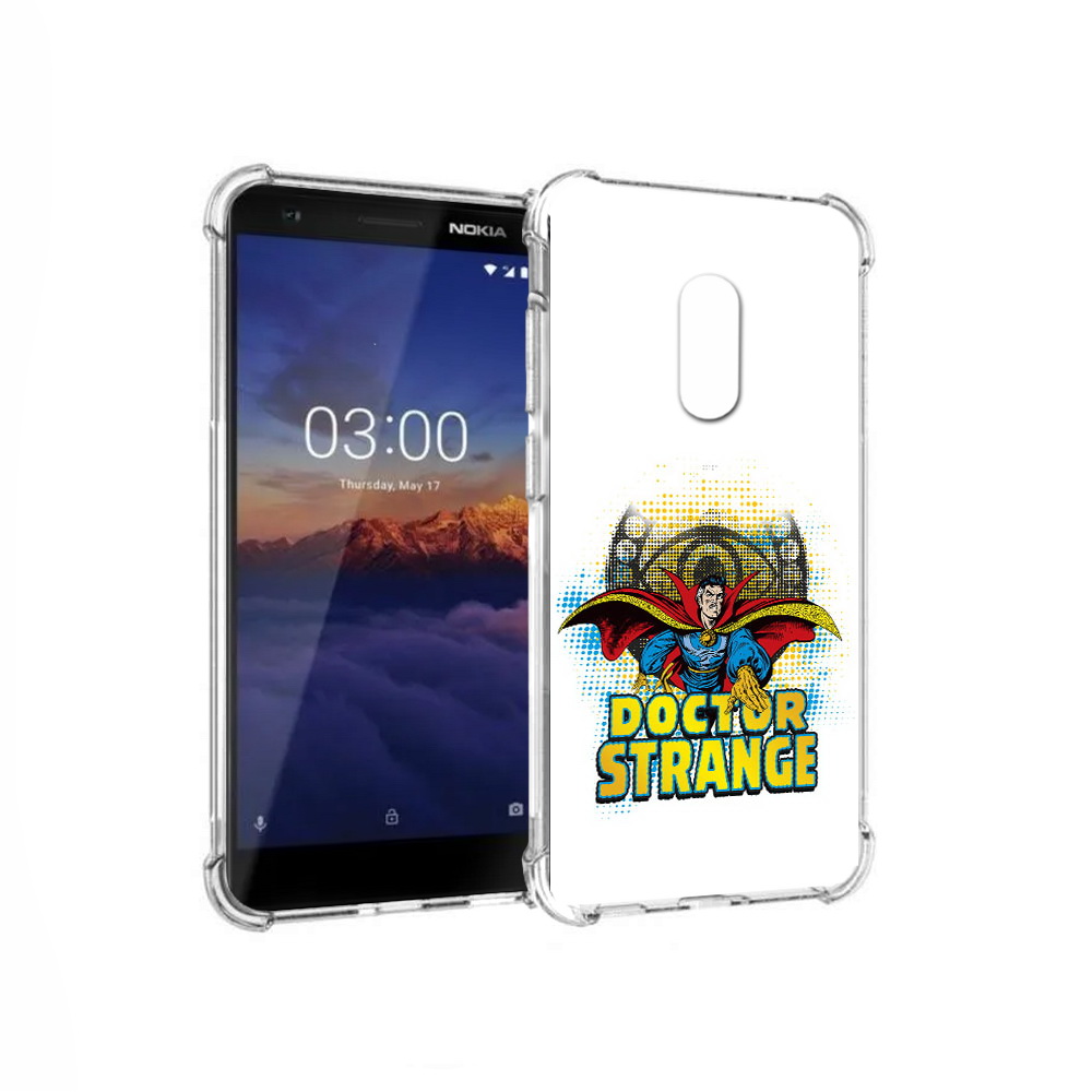 

Чехол MyPads Tocco для Nokia 3.1 доктор стренж рисунок (PT114125.119.335), Прозрачный, Tocco