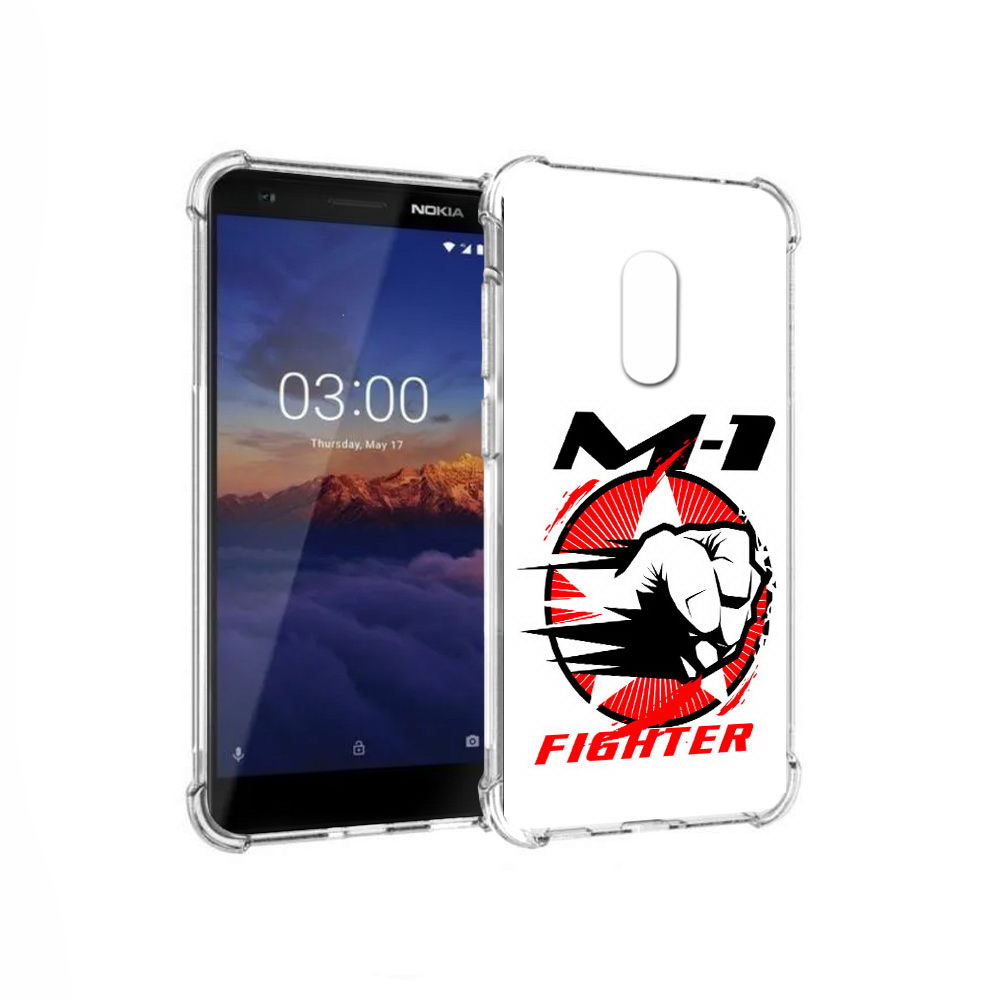

Чехол MyPads Tocco для Nokia 3.1 единоборства М-1 (PT114125.119.342), Прозрачный, Tocco
