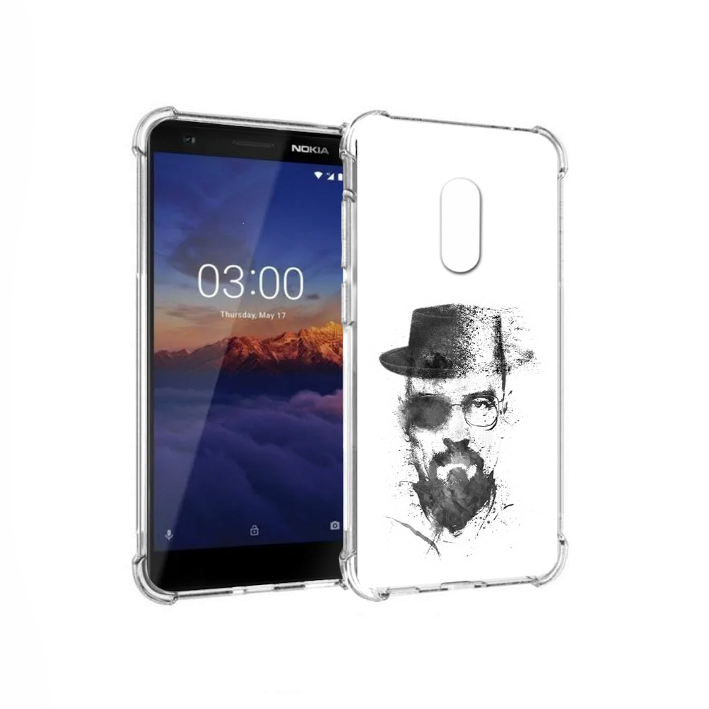 

Чехол MyPads Tocco для Nokia 3.1 загадочный человек (PT114125.119.347), Прозрачный, Tocco