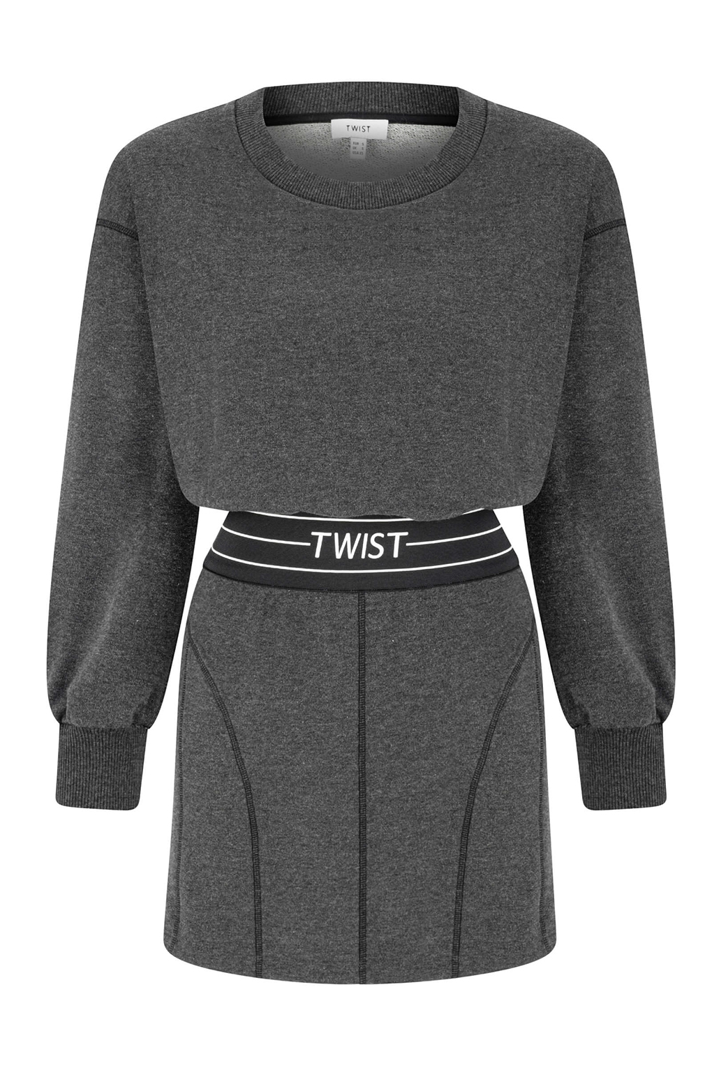 

Платье женское Twist TW6220002228 серое 34, Серый, TW6220002228