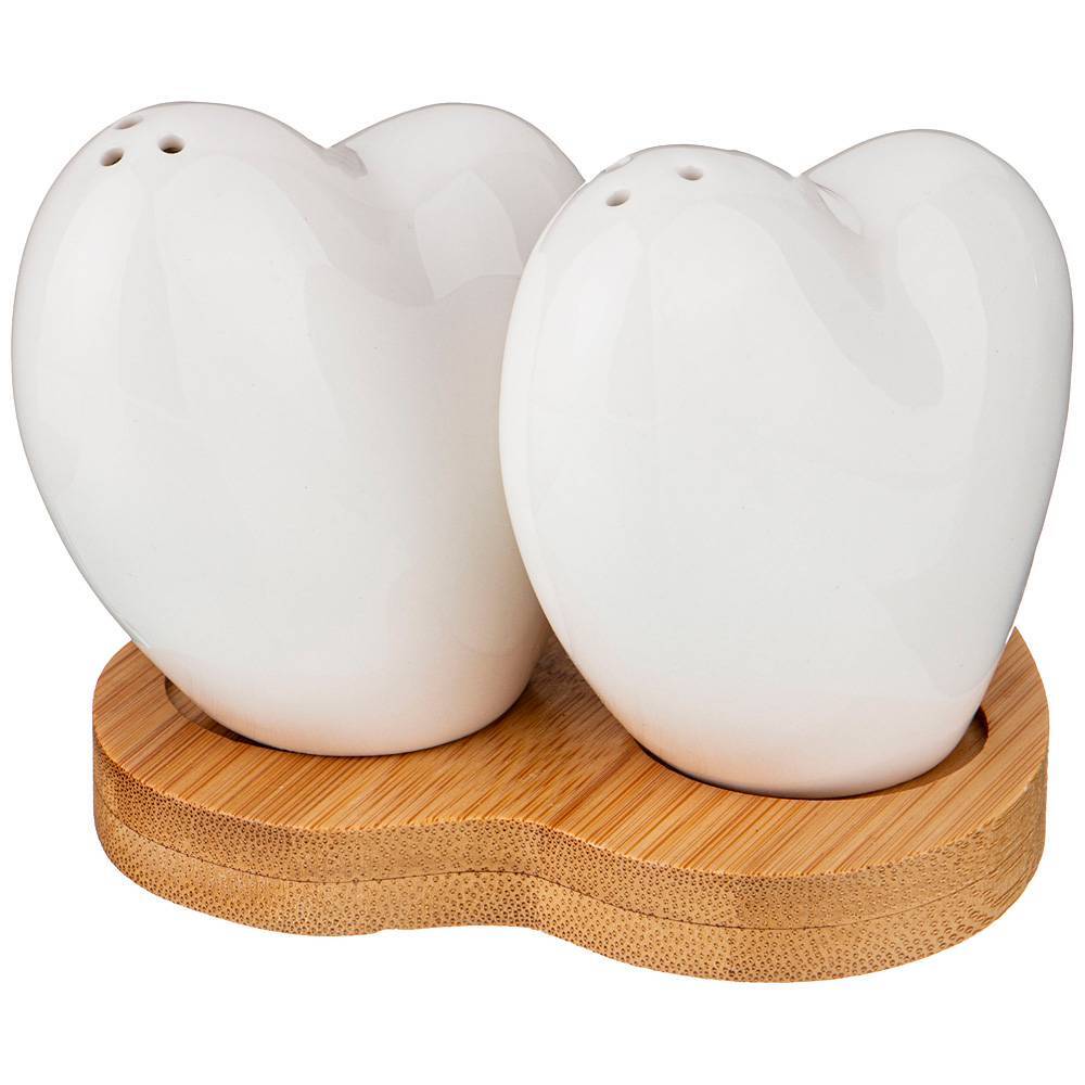 

Набор для специй Lefard "Сердце" на подставке 13,3*11,5*1 см (474-070_), Белый