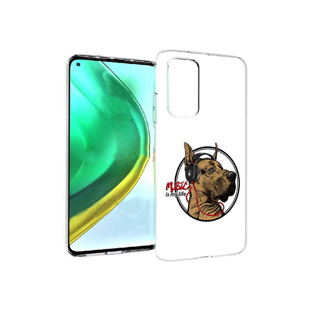 

Чехол MyPads Tocco для Xiaomi Mi 10T Pro музыкальная собака (PT154683.267.490), Прозрачный, Tocco