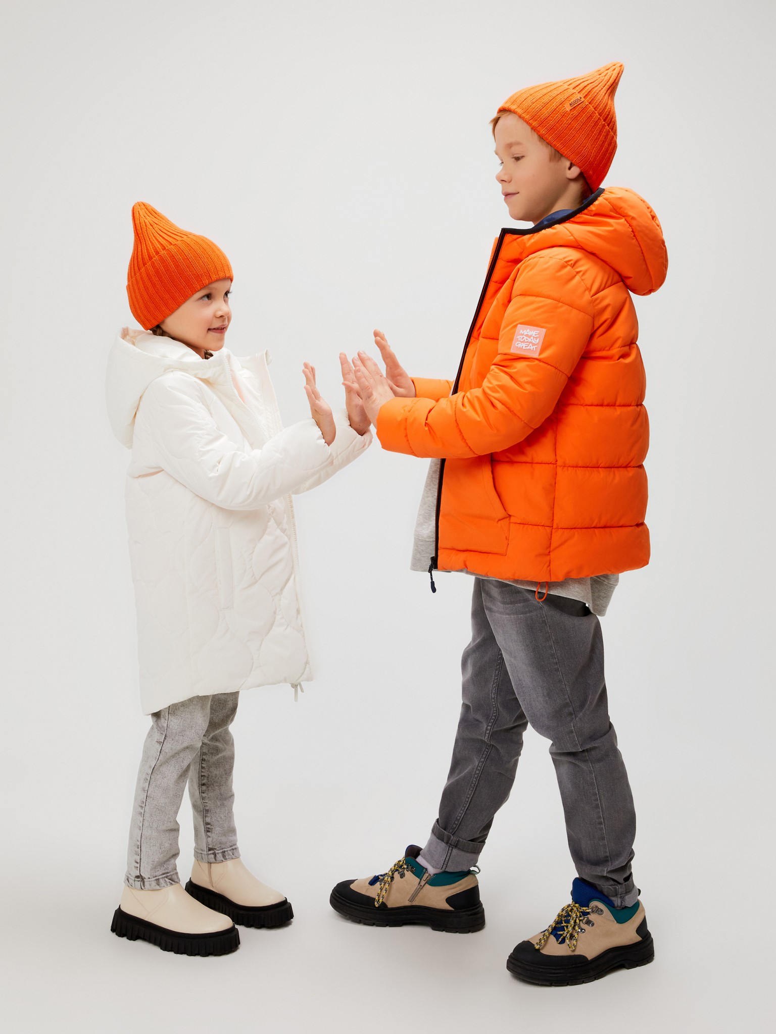 Шапка детская Acoola 20336400025, оранжевый, 54 шапка one way оранжевый