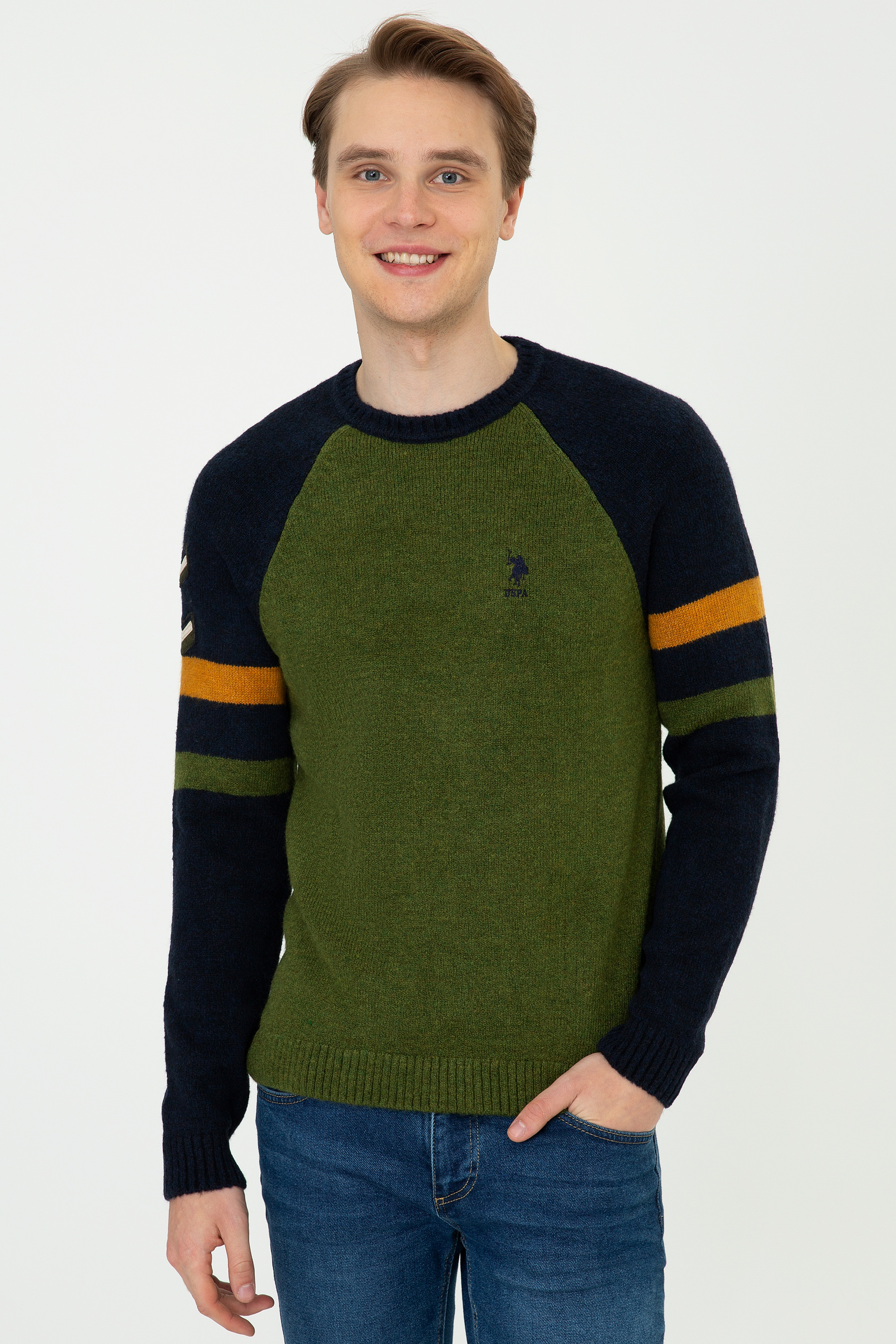 

Джемпер мужской U.S. POLO Assn. G081SZ0TK0RC-ECO хаки M, G081SZ0TK0RC-ECO