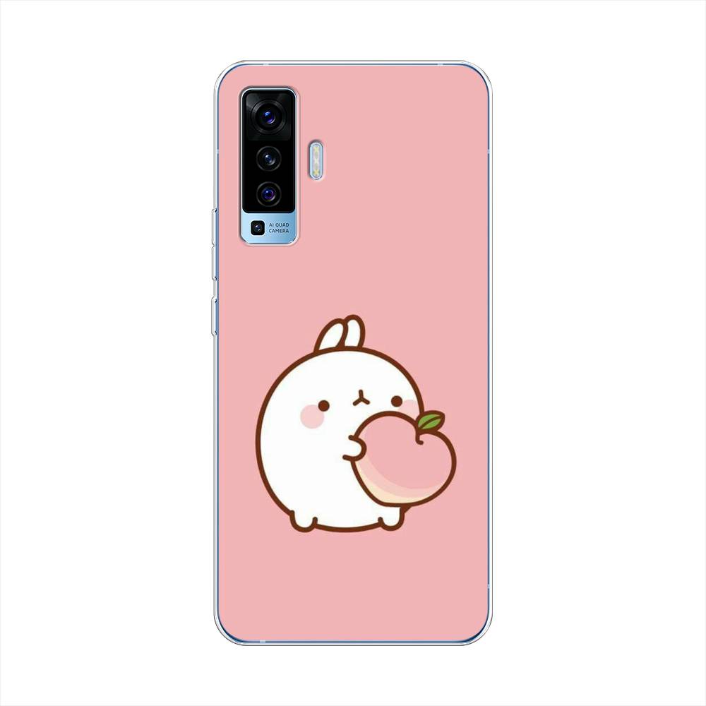 

Чехол Awog на Vivo X50 "Кролик с персиком", Разноцветный, 262250-1