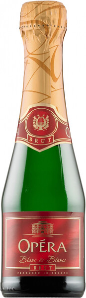 Игристое вино Opera Blanc de Blancs Brut белое, сухое, 200 мл