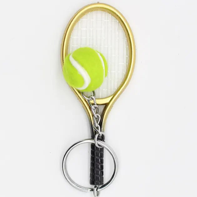 

Брелок унисекс Taan Keychain Mini Racket gold, Золотистый, Keychain Mini Racket