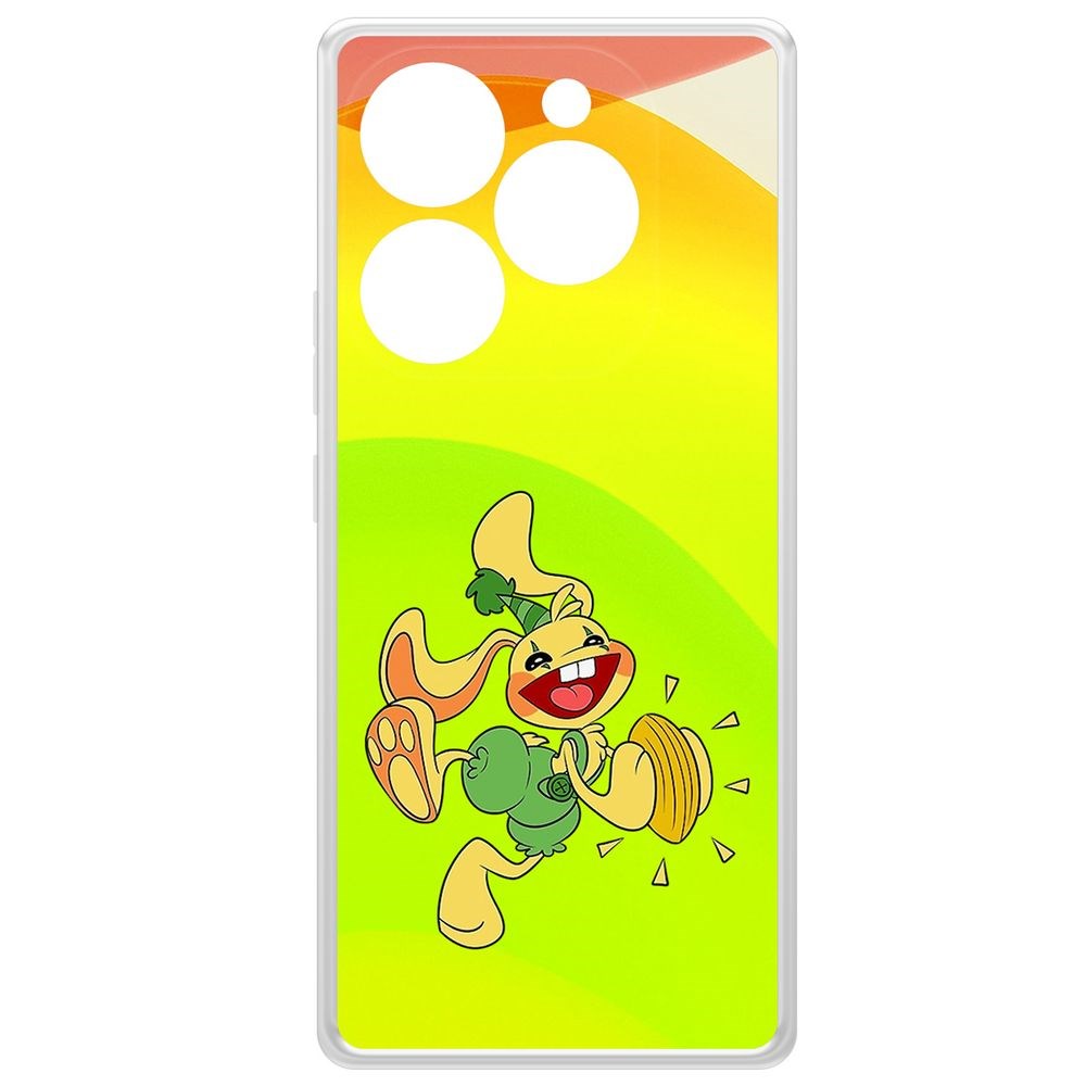 

Чехол-накладка Krutoff Clear Case Хаги Ваги - Крольчонок Бонзо для ITEL S23+, Прозрачный