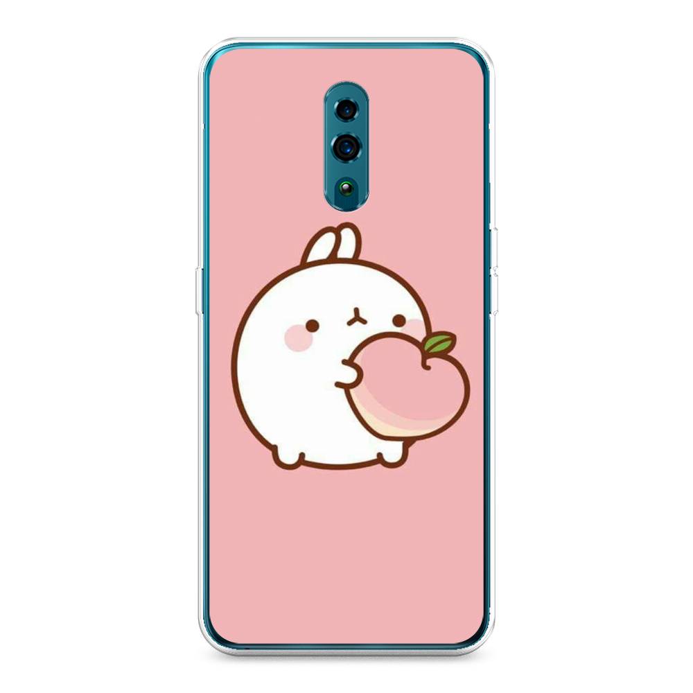 

Чехол Awog на Oppo Reno "Кролик с персиком", Разноцветный, 250750-1
