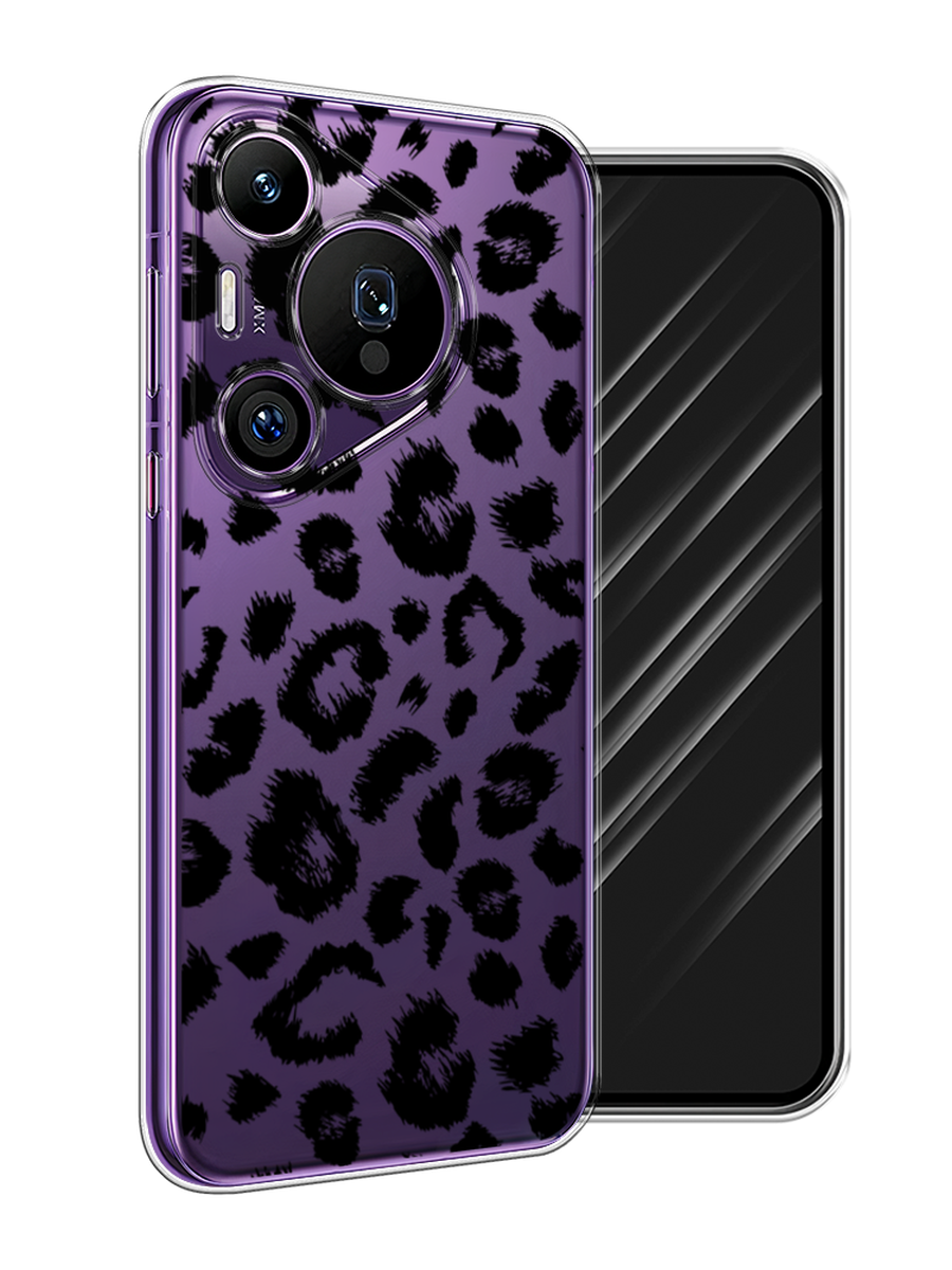 

Чехол Awog на Huawei Pura 70 Pro/70 Pro Plus "Окрас леопарда фон", Черный, 6124450-1