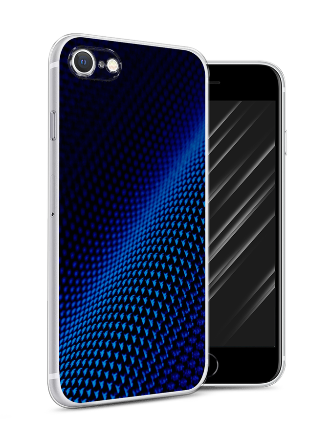 

Чехол Awog на Apple iPhone 7 / Айфон 7 "Синий карбон", Разноцветный, 10650-3