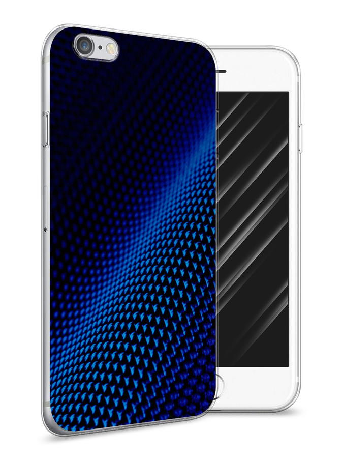 

Чехол Awog на Apple iPhone 6 / Айфон 6 "Синий карбон", Разноцветный, 10450-3
