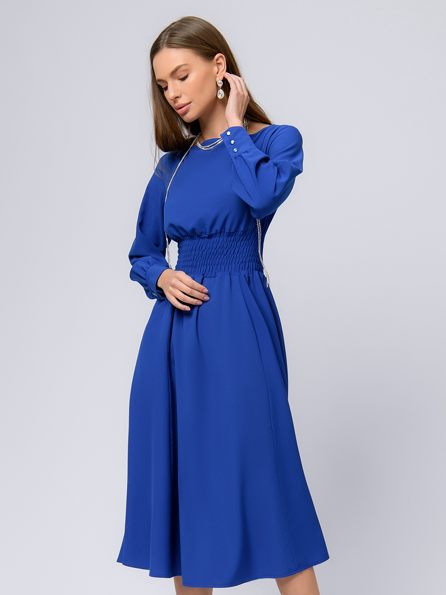 

Платье женское 1001dress 0102517 синее 50, Синий, 0102517