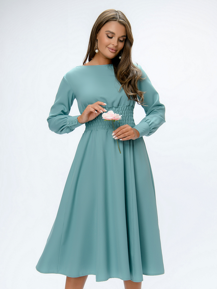 

Платье женское 1001dress 102517 зеленое 50, 0102517