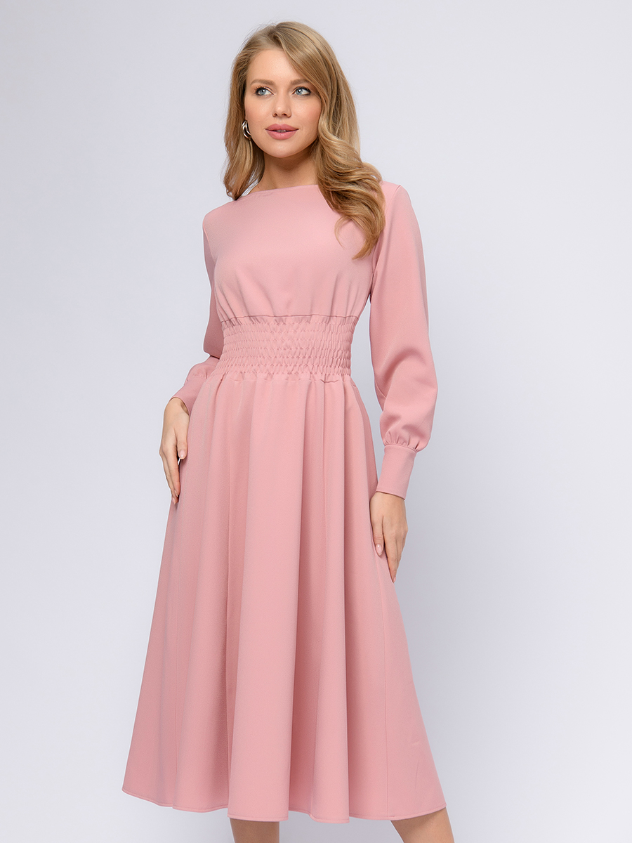 

Платье женское 1001dress 0102517 розовое 52, Розовый, 0102517