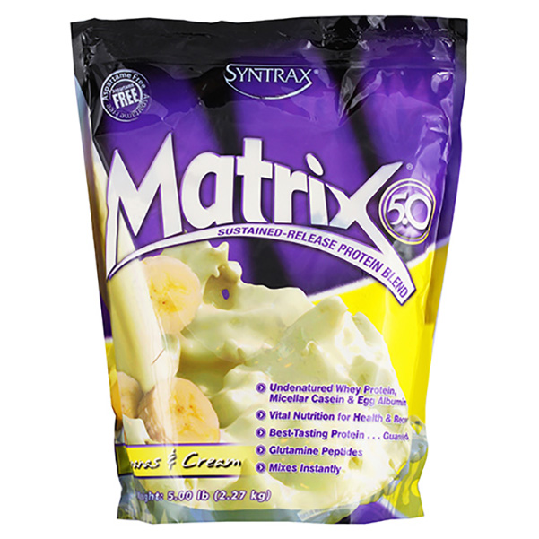 

Syntrax Matrix 5.0, 2275 г, вкус: банановый крем, Matrix 5.0