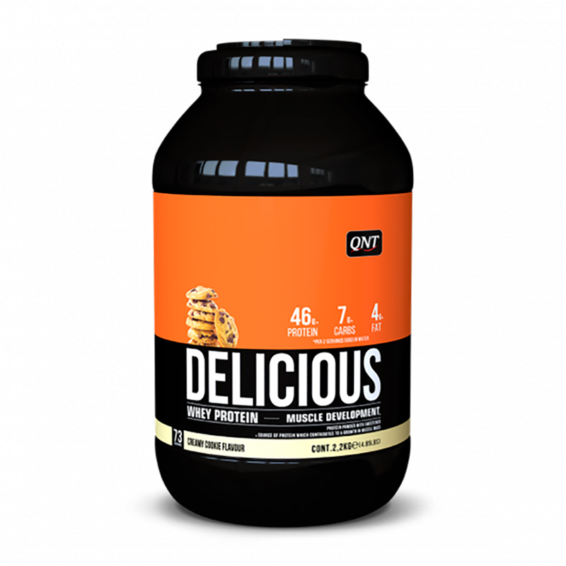 фото Qnt delicious whey protein, 2200 г, вкус: печенье-крем