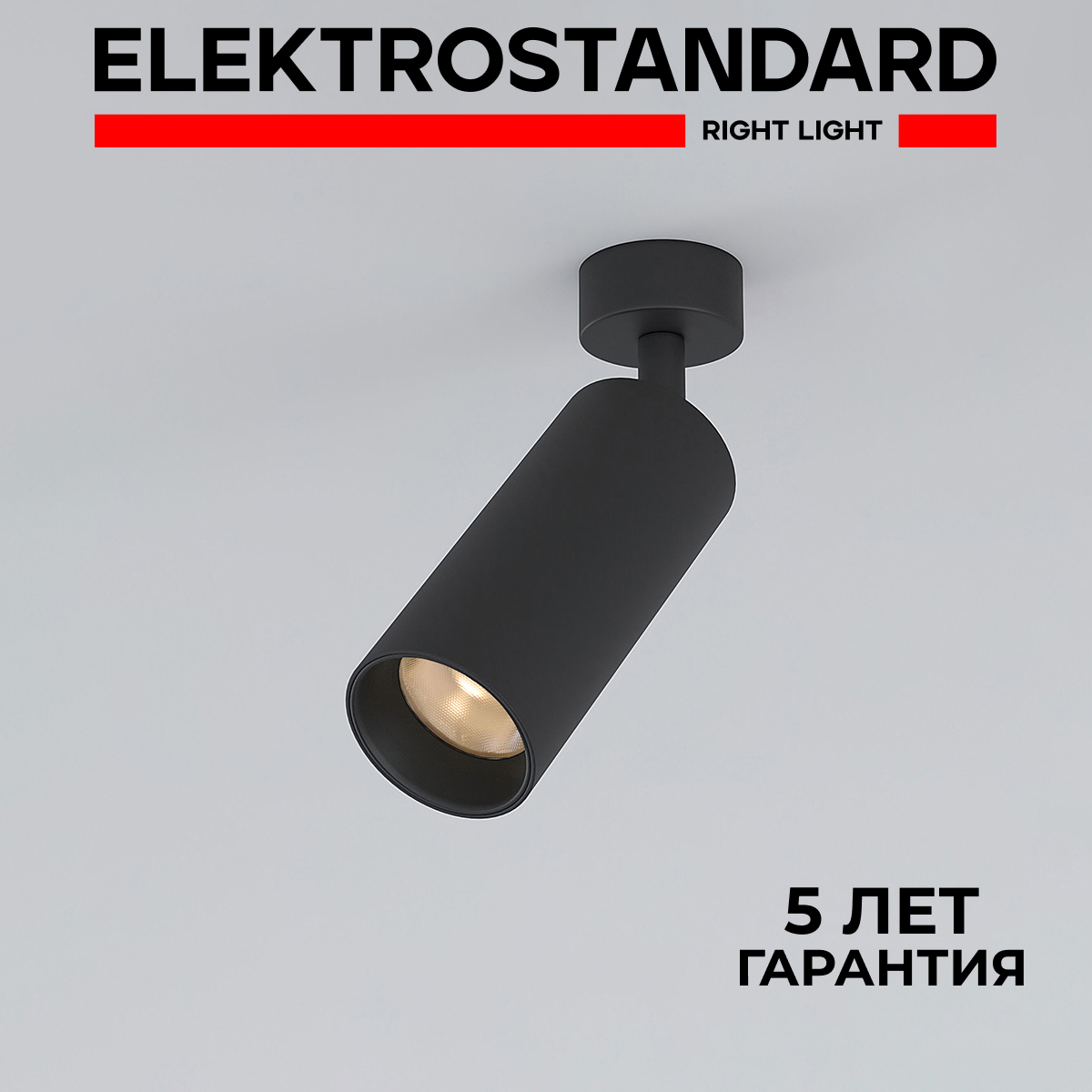 Накладной светодиодный светильник Elektrostandard Diffe 85252/01 черный 10W 4200 К