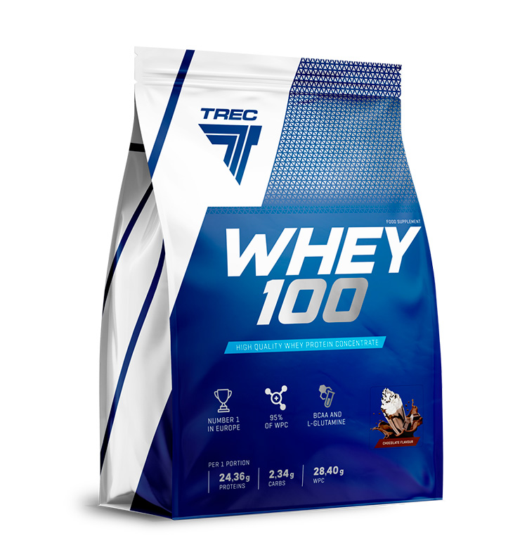 Trec Nutrition Whey 100, 2270 г, вкус: шоколад