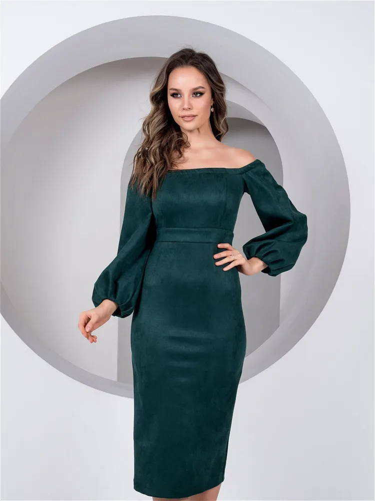 

Платье женское Ashley Rose PL-0738 зеленое 44 RU, PL-0738