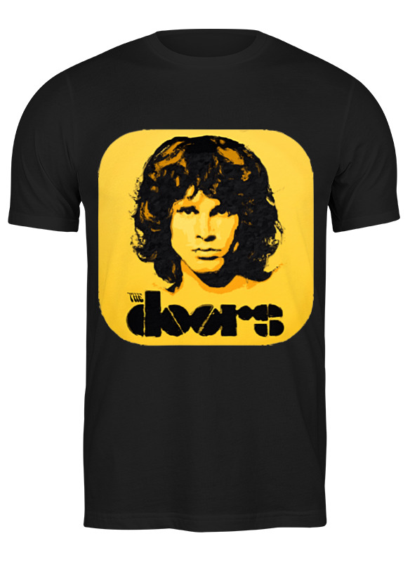

Футболка мужская Printio The doors черная L, Черный, The doors