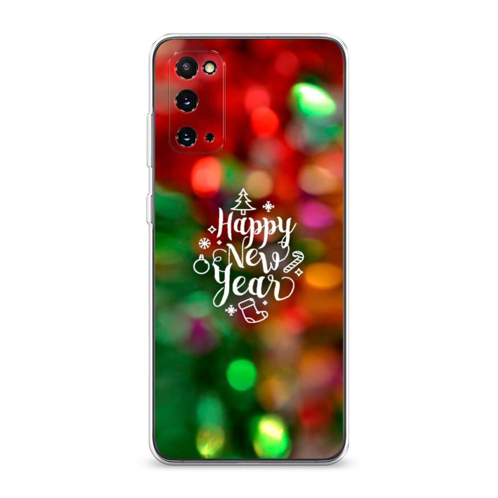 

Чехол на Samsung Galaxy S20 "Новый Год на елке", Зеленый;красный;желтый, 29250-5