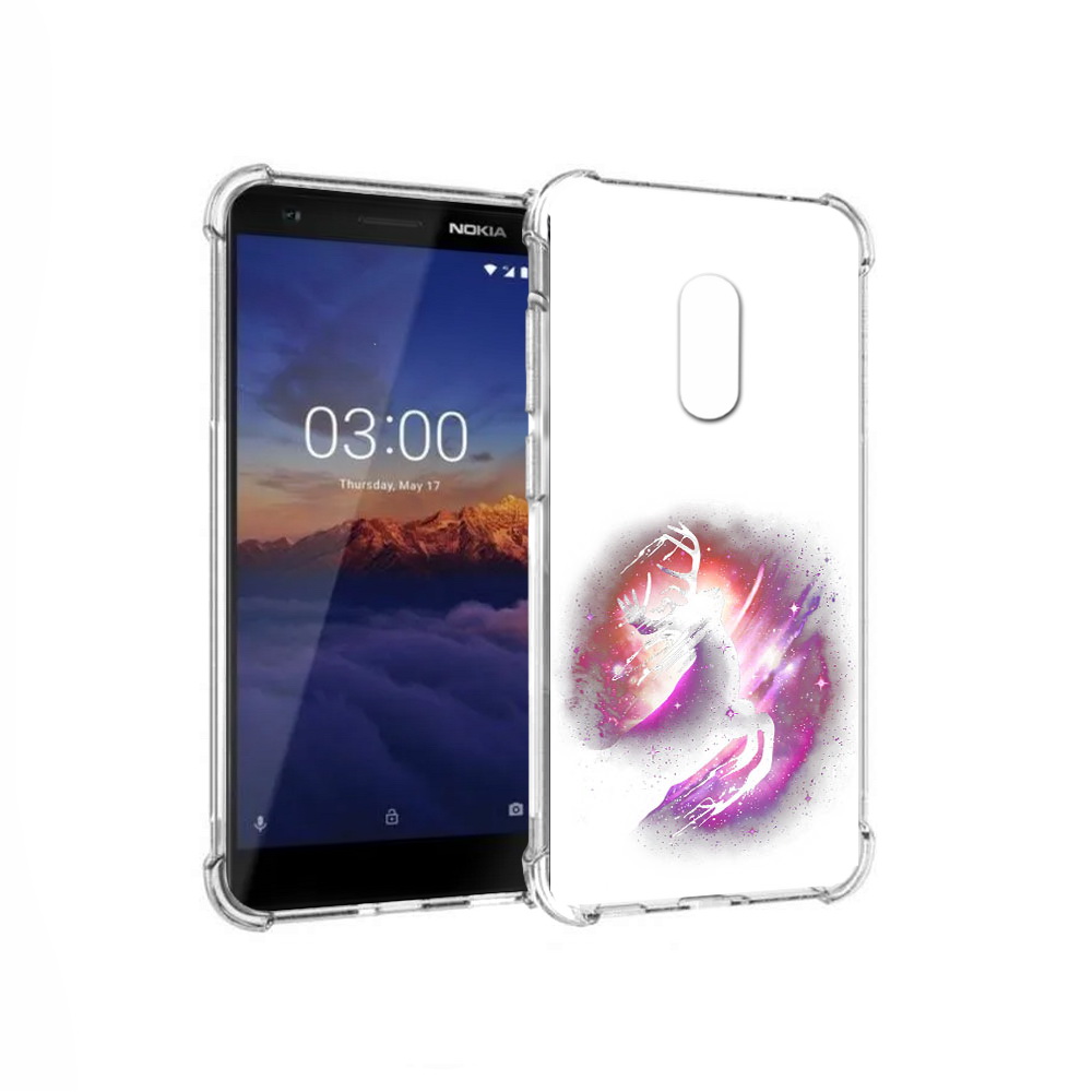 

Чехол MyPads Tocco для Nokia 3.1 звездный олень (PT114125.119.354), Прозрачный, Tocco